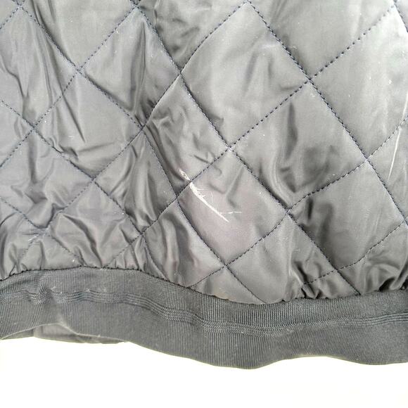 Calvin Klein Size XXL Quilted Jacket Coat Zip Up‎ Pockets Black 100% Polyester - Picture 4 of 6